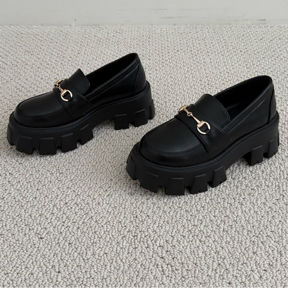 Princess Polly Penny Lane Platform Loafers - Picture 4 of 13